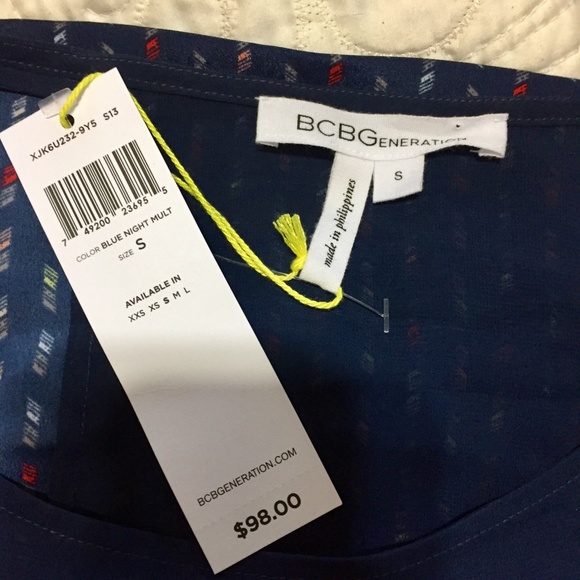 NWT BCBG Geometric Casual Dress w/Pockets! - Picture 3 of 4